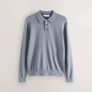 Camisas de manga larga para hombre de estilo único de punto informal, ropa de invierno de moda con etiqueta privada personalizada, camisas de manga larga para hombre de punto - Product Image 3