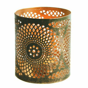 Portavelas Votivo de Metal con Acabado Antiguo, Decoración para el Hogar, Accesorio de Iluminación, Precio de Mayorista - Product Image 2