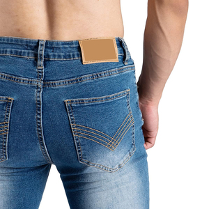 Pantalones acampanados informales de alta calidad personalizados de diseñador para hombre, pantalones acampanados con cintura elástica para hombre - Product Image 6