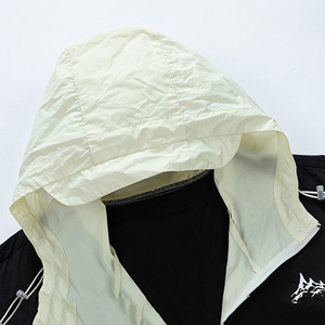 Chaqueta Cortavientos Ligera Vintage de Gran Venta para Hombre y Mujer, Material Transpirable e Impermeable, Capucha con Cremallera, Tallas Grandes, Varios Colores - Product Image 2