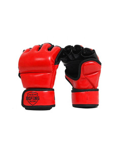 ถุงมือมวยครึ่งนิ้วสำหรับผู้ชายถุงมือ MMA แบบครึ่งนิ้วทำจากวัสดุทนทานงาน OEM - Product Image 3