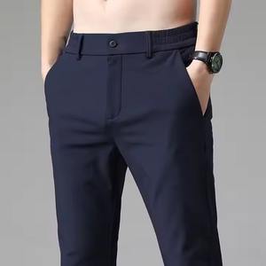 <b>men's</b> pants <b>men's</b> trousers 2025Summer Pants <b>Mens</b> Stretch Korean Casual <b>Slim</b> <b>Fit</b> <b>Jogger</b> Business Classic Trousers Male Thin - Product Image 2