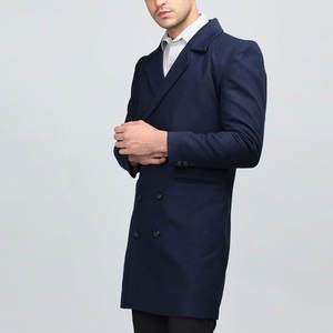 เสื้อนอกตัวยาวกลางน้ำหนัก2025โค้ทผู้ชายเป็นมิตรกับสิ่งแวดล้อมเครื่องแต่งกายอินเทรนด์มาใหม่เสื้อโค้ทสำหรับผู้ชาย - Product Image 3