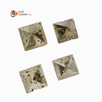 Pirámide de peruvianpirita de Perú, piedra NATURAL artesanal, buena fortuna y energía, 100% peruano, amor, feliz, RELX