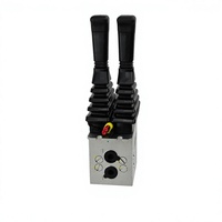 Joystick de commande hydraulique Tingjia en fonte, pression nominale 4MPa, fluide ISO VG46 pour excavatrice/grue/chargeuse, garantie 1 an