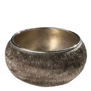 Bol décoratif en acier inoxydable japonais, brillant et poli, en forme de branche d'arbre, vaisselle de table, bol à salade, à nouilles, à riz - Product Image 5