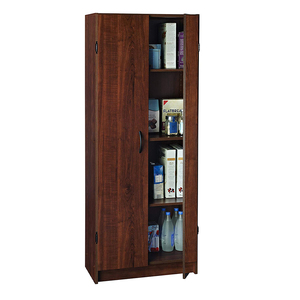 From Vietnam: Wooden Wardrobe with 2 Doors Adjustable <b>Shelves</b>, Standing Shape <b>for</b> <b>Bedroom</b>, Laundry or Utility Room - Product Image 3