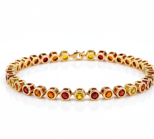 Collar Redondo Hidroamarelo de 10 mm |   Joyería de Plata de Ley 925 de 16 Pulgadas Chapada en Oro de 18K para Novias y Fiestas para Mujer - Product Image 4