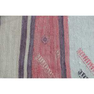 พรมวินเทจขนาด 2.3x8.8 ฟุต, พรมลายทางสไตล์ตุรกี, พรมขนสัตว์สีน้ำตาลแดงลายต้นไม้และพืช - Product Image 5