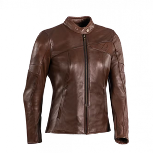 Veste de motard en cuir de vache/canguro imperméable pour femmes, Cranky Track/Riding, avec protections CE, toutes tailles et couleurs - Product Image 1