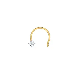 The Dazzle Lab Diamant 14k Or Nez Pin Vente en gros Mode Piercing Bijoux