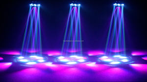 Luces Láser DJ RGBW de Seis Brazos con Efecto Ojo de Abeja, Haz de Luz de 6 Brazos, Blanco Cálido, Rojo, Modo de Control DMX512 para Escenarios - Product Image 6