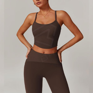 Ensemble de yoga respirant uni 5XL Grande taille Taille haute 2 pièces Vêtements de sport écologiques pour femmes - Product Image 5