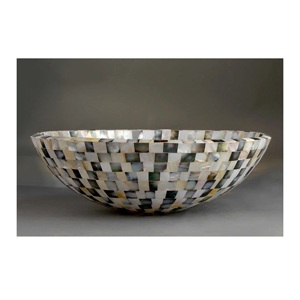 Bol de luxe en nacre avec céramique fait à la main pour ustensiles de cuisine, bol de vadrouille pour la cuisine et le dessus de table à un prix raisonnable - Product Image 5