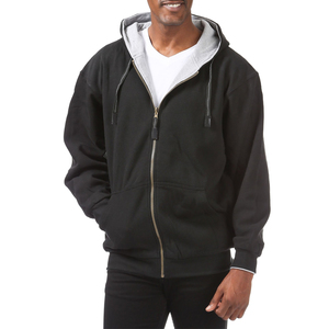 Hoodies for <b>Men</b> Heavyweight <b>Fleece</b> Sweatshirt - Full Zip up <b>Thick</b> Sherpa Lined Hoodies Comfort Full Zip Hood Hoodies <b>Jacket</b> - Product Image 1