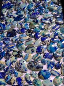 Alta calidad 100% Natural RARE Afghanite Cabochons Afghanite Piedra preciosa suelta Tamaño y forma libre para hacer joyería Precio al por mayor - Product Image 3