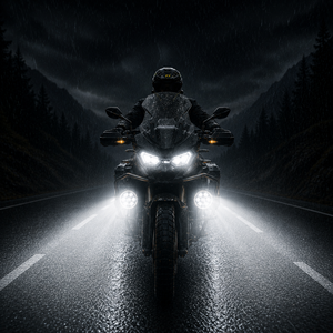 Phare auxiliaire Valkyrie 4,5 pouces 120W Ultra Vision 66BHP, feux de croisement/route ambre DRL 13200 Lumens, étanche IP68, clignotant 12V - Product Image 1