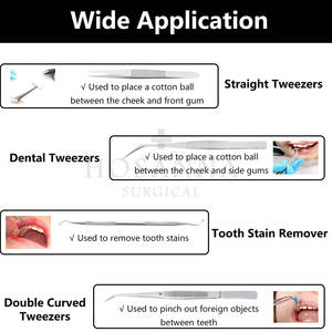 Kits d'examen dentaire professionnels en acier inoxydable fabriqués en usine Source d'alimentation manuelle - Product Image 3