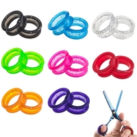 Outils de coiffeur et de barbier en silicone personnalisés essentiels pour l'épilation des chats et des animaux de compagnie bagues de doigt poignées Inserts outils de toilettage