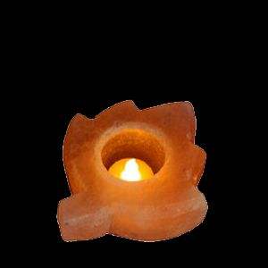 Portavelas con forma de hoja de té de sal del Himalaya, decoración de regalo de boda, portavelas con forma de hoja de sal rosa del Himalaya - Product Image 6