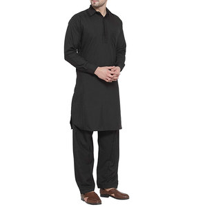 Ensemble Salwar Kameez & Kurta en coton pour hommes-Dernier design 2022 moderne Shalwar Kameez - Product Image 2