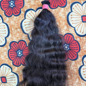 Lots de cheveux humains indiens en gros, non traités, fournisseur de cheveux vierges bruts, cuticules alignées, style vague naturelle - Product Image 1