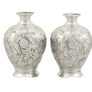 Décoration de la maison, salon, pot en métal pour fleurs, décoration de jardin extérieur, vases à fleurs décoratifs faits à la main, poli brillant - Product Image 3