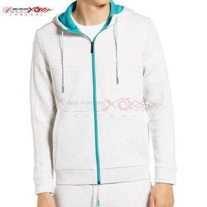 Basics Zipper Hoodie Pour Hommes Avec Fermeture Avant Lisse Et Lignes Nettes Pour Street Fashion Mens Basics Hoodie Avec Full Zipper - Product Image 1