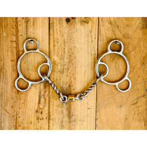 Boquilla lisa de acero inoxidable con cierre de caballo ecuestre, disponible en todos los tamaños, instrumentos veterinarios - Product Image 1