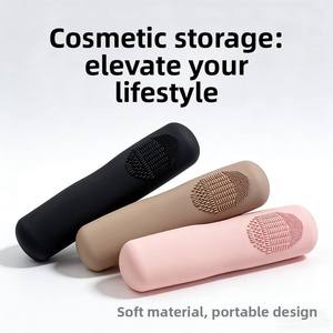 Organizador de Brochas de Maquillaje de Silicona, Moderno y Minimalista, Portátil, Impermeable, Plegable, Estuche para Lápices de Cejas, Bolsa de Almacenamiento - Product Image 2