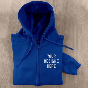 Sweat à capuche décontracté pour homme, en coton respirant, écologique, léger, avec cordon de serrage, poches et logo personnalisé - Product Image 4