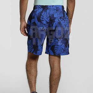 กางเกงขาสั้นผู้ชายแบบใหม่สั่งทำพิเศษ พิมพ์ลายแบบ Sublimation ผ้าโพลีเอสเตอร์ 100% สีพื้นลำลอง สำหรับขาย ผลิตในปากีสถาน - Product Image 3