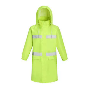 Chaqueta Impermeable de Seguridad Reflectante de Alta Visibilidad con Parte Inferior Negra Personalizable en Tallas Grandes con Logotipo Personalizado - Product Image 2