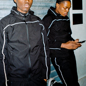 Custom Streetwear Zip up Windbreaker 100% Nylon Fabric <b>Men</b>' S <b>Jacket</b> Tracksuit Patchwork Jogger Reflective Sportswear Track Suit - Product Image 2