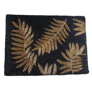 Beaded <b>Placemats</b> Traditional Table Decor Round Cotton Mat Handmade Craft Factory Direct Wholesale Exporter Bulk Supply India - Product Image 1