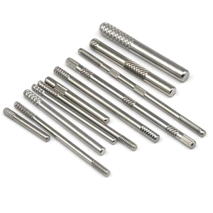 Aiguille de centrage cylindrique en acier inoxydable 304, axe à friction, rouleau, broche fixe, quincaillerie d'usinage - Product Image 1