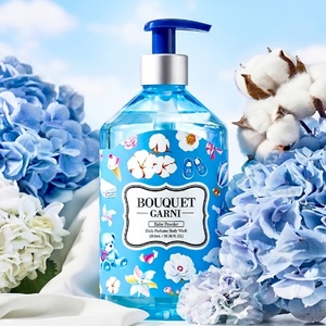 Gel de Ducha Herbal Nutritivo con Aroma a Mantequilla de Rosas y Efecto Burbuja, para Uso Diario, 600ml, con Aroma a Talco de Bebé, para Todo Tipo de Piel - Product Image 1
