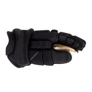 Gants de hockey sur glace personnalisés en cuir et fibre de carbone de haute qualité, séchage rapide, paire adulte, service OEM, nom d'équipe personnalisé - Product Image 3