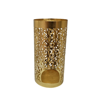 Attrayant Découpe Conception Fer et Laiton Votive Titulaires De Mariage Décor En Métal Bougeoir Photophore Titulaire De Noël À Vendre - Product Image 3
