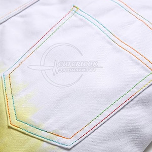 Pantalones cortos vaqueros para hombre, ropa de calle, precio al por mayor, pantalones vaqueros cortos de alta calidad para hombre, pantalones cortos vaqueros de alta calidad para hombre - Product Image 6