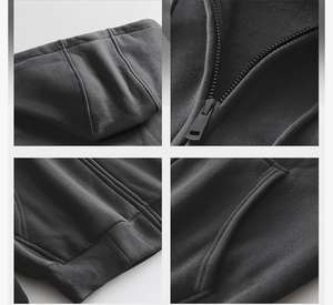 Sweat à capuche surdimensionné 100% coton pour hommes personnalisé de haute qualité Streetwear d'hiver à coupe régulière avec logo et col à capuche - Product Image 6