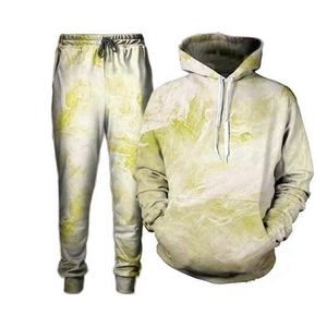 Créez vos propres survêtements en molleton pour l'hiver, sublimation ou lavage à part, logo personnalisé, sweats à capuche et pantalons de survêtement, ensemble jogger unisexe - Product Image 2