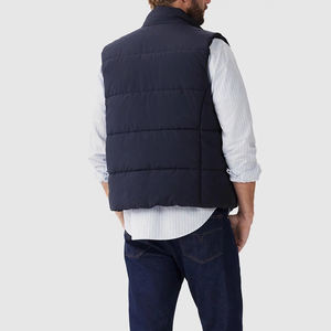 Custom Logo down Puffer Vest for Men and Women Lightweight Winter Wind Breaker <b>Waistcoat</b> with Pocket High Quality - Product Image 2