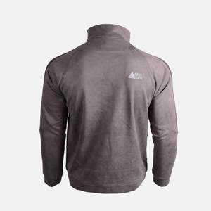 Navigate Reversible Casual Winter <b>Jacket</b> Soft Shell Cordura Polartec <b>Waterproof</b> Technologies Zipper Polyester Dark <b>Grey</b> Print - Product Image 4
