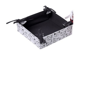 High Quality Bread Cotton <b>Rope</b> <b>Basket</b> Hot sale Decorative Premium Organic cotton Vegetable Fruit Kitchen <b>Storage</b> <b>basket</b> for home - Product Image 2