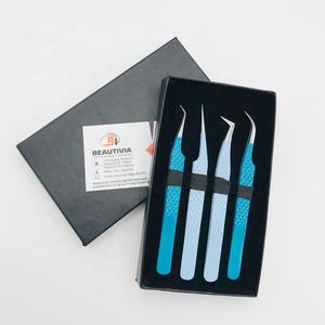 Pinzas para Pestañas con Logotipo Grabado Personalizado Profesional, Acero Inoxidable Sostenible, Agarre Fuerte, Diseño Puntiagudo, Extensiones de Pestañas - Product Image 6