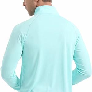 Sweat-shirt pour homme 2025, sport, col zippé 1/4, pulls de golf, impression personnalisée, col zippé - Product Image 2