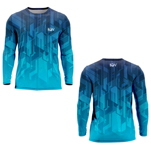 Upf 50 Custom Mens Performance Sublimación Protección UV Jerseys de pesca Polos - Product Image 2