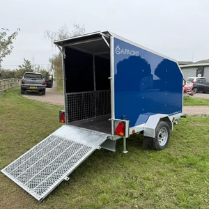 Remolque deportivo Apache 8x4 GVW 750KG, 2 toneladas, gris/azul, ligero, con caja bloqueable, en venta. - Product Image 1