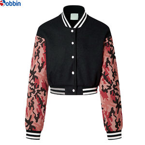 Chaqueta Universitaria Corta de Mujer, Estilo Casual, Manga Larga, Variedad de Colores Personalizados de Moda, de BOBBIN INDUSTRIES - Product Image 4